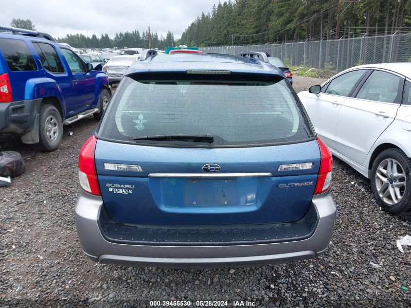 2008 Subaru Outback VIN: 4S4BP60C887354428 Lot: 39455530