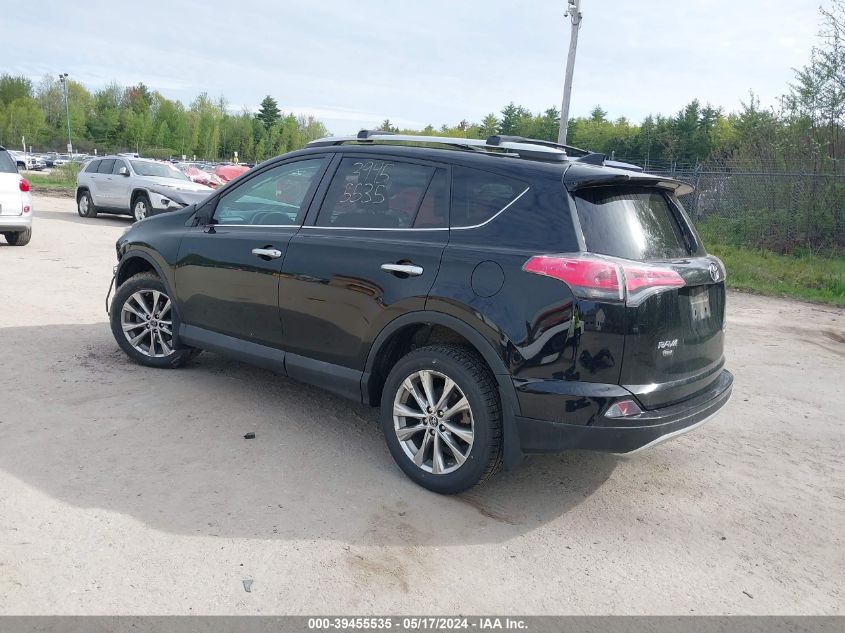 2016 Toyota Rav4 Limited VIN: 2T3DFREV5GW428872 Lot: 39455535