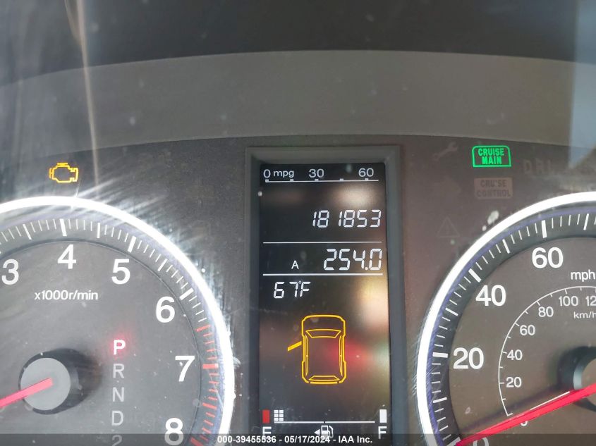 2009 Honda Cr-V Ex-L VIN: JHLRE48799C020375 Lot: 39455536