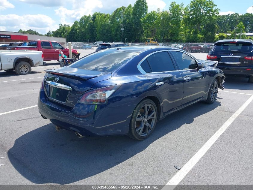 2014 Nissan Maxima 3.5 Sv VIN: 1N4AA5AP7EC499157 Lot: 39455565