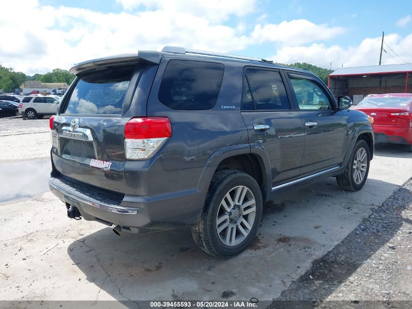 2012 Toyota 4Runner Limited VIN: JTEBU5JR5C5092796 Lot: 39455593