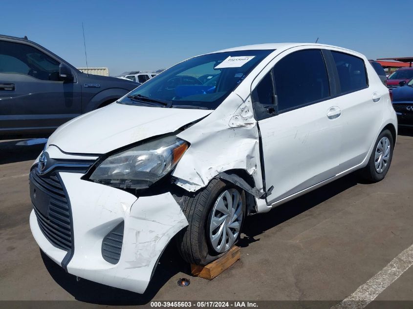 2015 Toyota Yaris L VIN: VNKKTUD35FA037843 Lot: 39455603