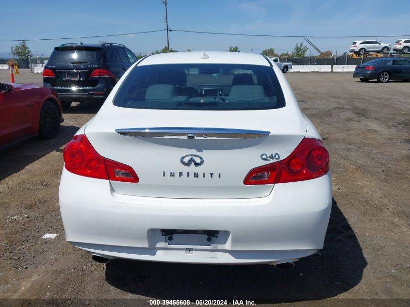 2015 Infiniti Q40 VIN: JN1CV6AP2FM501635 Lot: 39455608