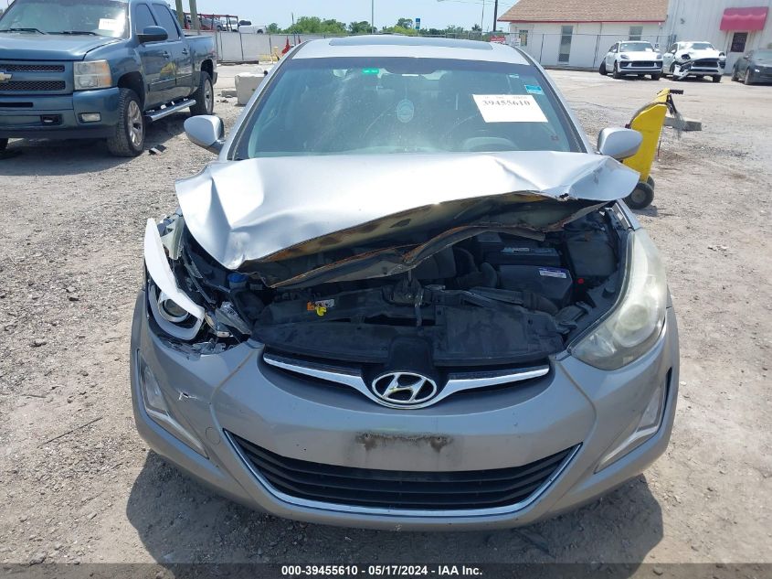 2015 Hyundai Elantra Se VIN: KMHDH4AE1FU457585 Lot: 39455610