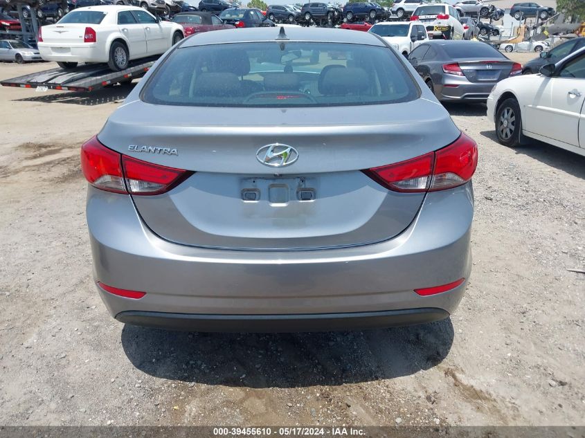 2015 Hyundai Elantra Se VIN: KMHDH4AE1FU457585 Lot: 39455610