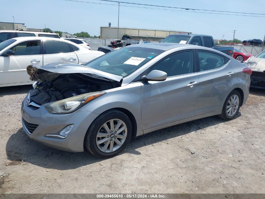 2015 Hyundai Elantra Se VIN: KMHDH4AE1FU457585 Lot: 39455610