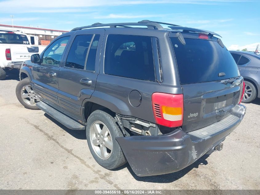 2004 Jeep Grand Cherokee Limited VIN: 1J4GW58N64C368580 Lot: 39455618