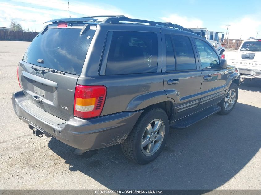 2004 Jeep Grand Cherokee Limited VIN: 1J4GW58N64C368580 Lot: 39455618