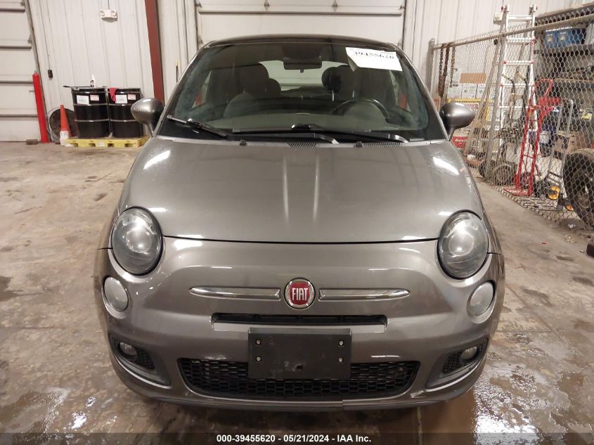 2013 Fiat 500 Sport Cattiva VIN: 3C3CFFBR7DT748641 Lot: 39455620