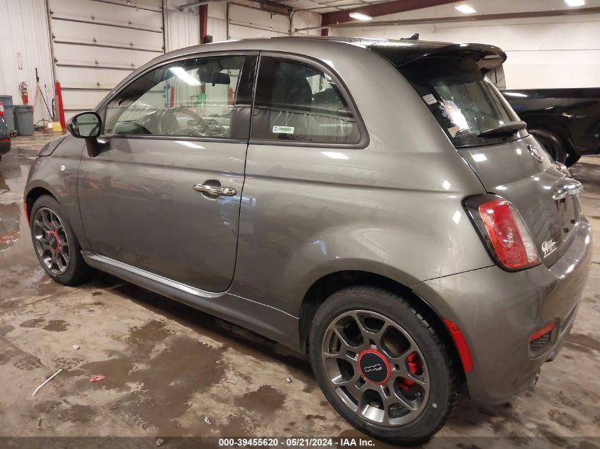 2013 Fiat 500 Sport Cattiva VIN: 3C3CFFBR7DT748641 Lot: 39455620