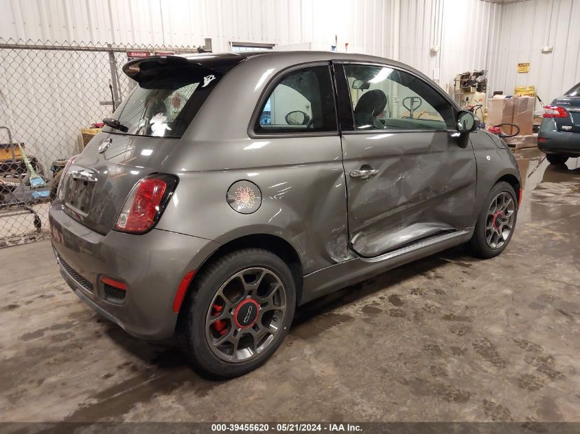 2013 Fiat 500 Sport Cattiva VIN: 3C3CFFBR7DT748641 Lot: 39455620