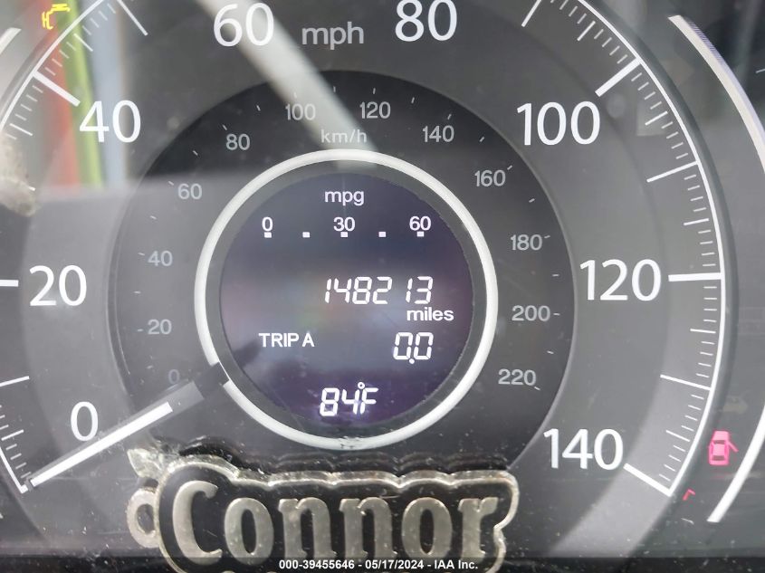 2013 Honda Cr-V Ex-L VIN: 2HKRM3H78DH521233 Lot: 39455646