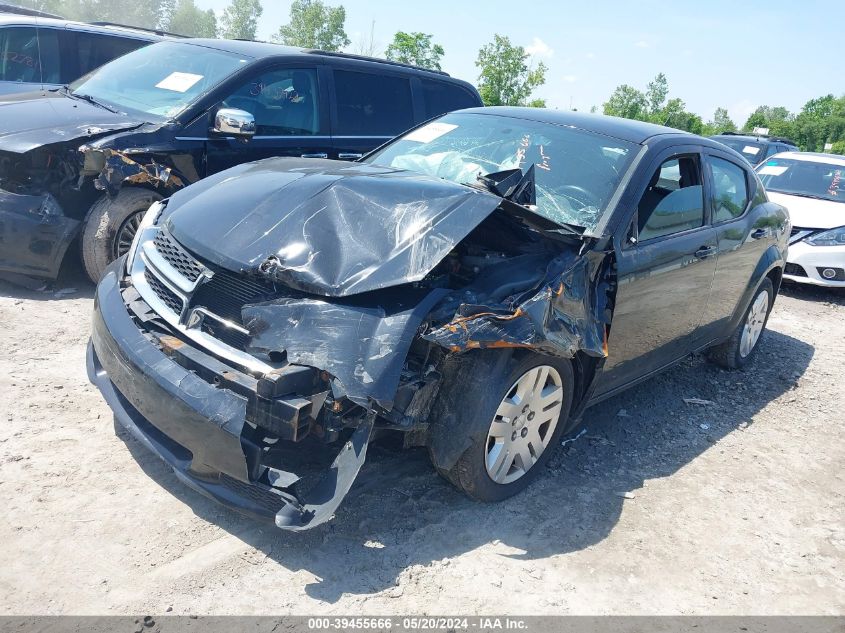 2012 Dodge Avenger Se VIN: 1C3CDZAB6CN285935 Lot: 39455666