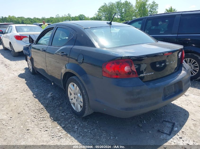 2012 Dodge Avenger Se VIN: 1C3CDZAB6CN285935 Lot: 39455666