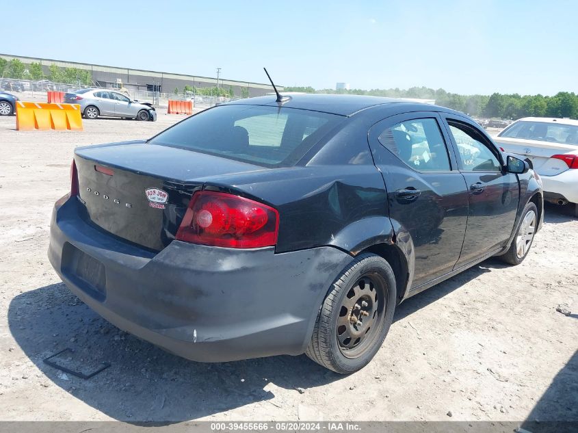 2012 Dodge Avenger Se VIN: 1C3CDZAB6CN285935 Lot: 39455666