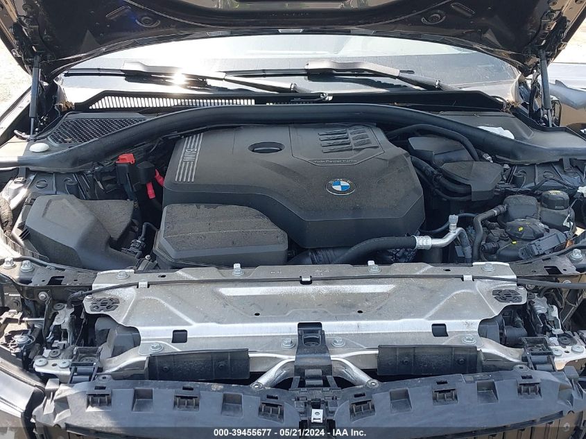 2022 BMW 330I xDrive VIN: 3MW5R7J06N8C57757 Lot: 39455677