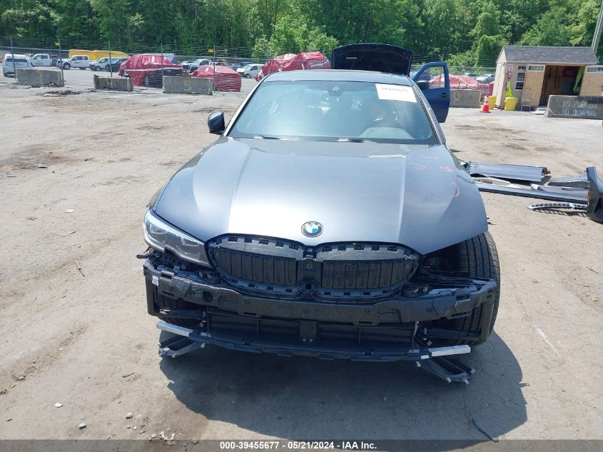 2022 BMW 330I xDrive VIN: 3MW5R7J06N8C57757 Lot: 39455677