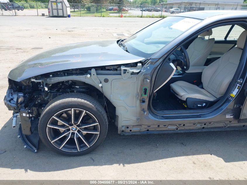 2022 BMW 330I xDrive VIN: 3MW5R7J06N8C57757 Lot: 39455677