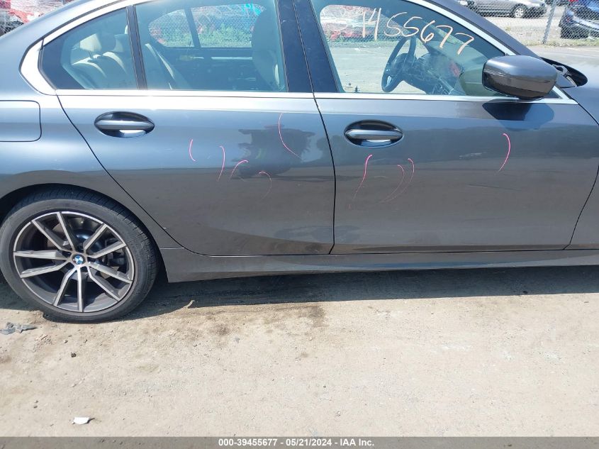 2022 BMW 330I xDrive VIN: 3MW5R7J06N8C57757 Lot: 39455677