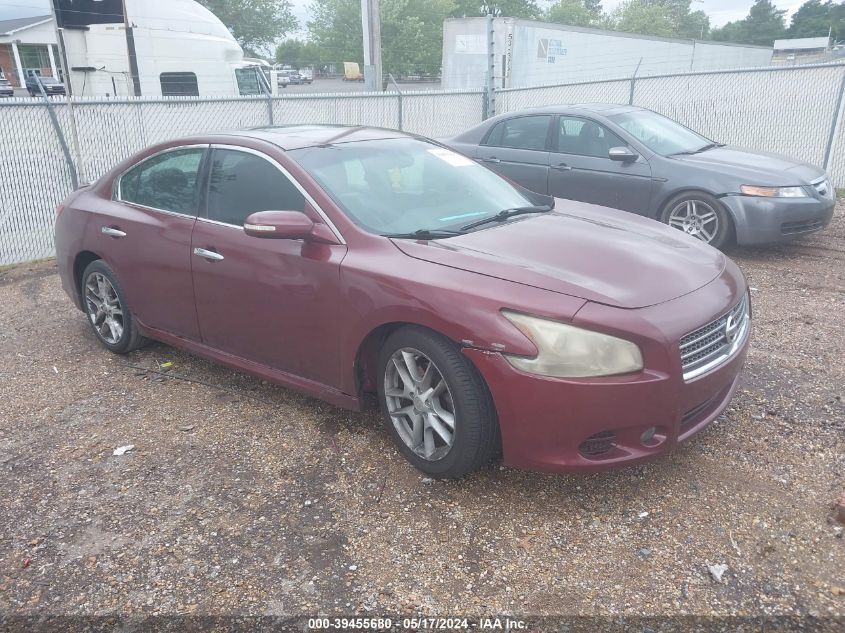 2010 Nissan Maxima 3.5 Sv VIN: 1N4AA5AP1AC825495 Lot: 39455680