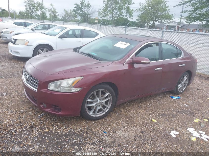 2010 Nissan Maxima 3.5 Sv VIN: 1N4AA5AP1AC825495 Lot: 39455680