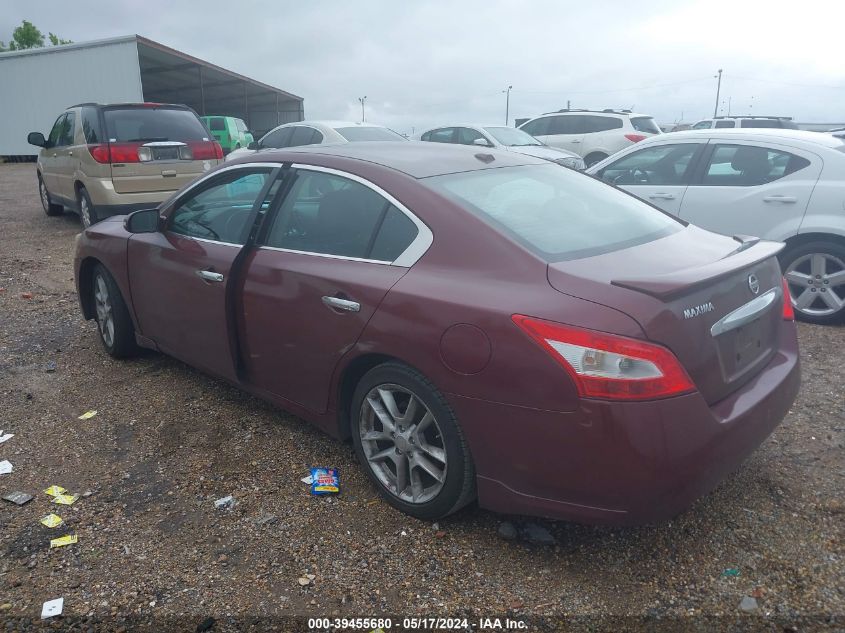 2010 Nissan Maxima 3.5 Sv VIN: 1N4AA5AP1AC825495 Lot: 39455680