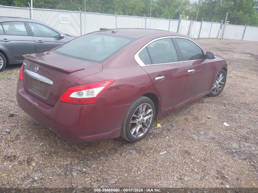 2010 Nissan Maxima 3.5 Sv VIN: 1N4AA5AP1AC825495 Lot: 39455680