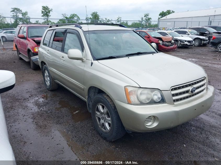 2001 Toyota Highlander VIN: JTEGD21A110019224 Lot: 39455686