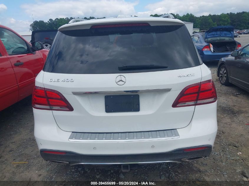 2016 Mercedes-Benz Gle 400 4Matic VIN: 4JGDA5GB0GA648408 Lot: 39455699