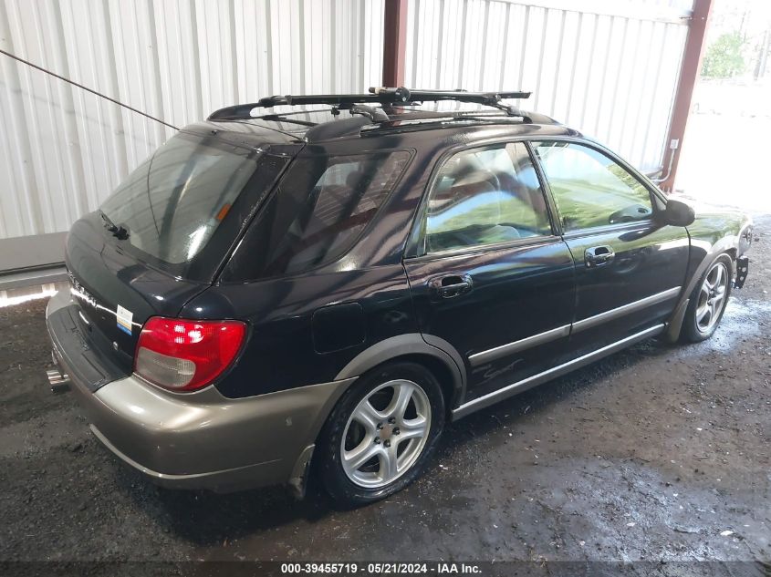 2002 Subaru Impreza Outback Sport VIN: JF1GG68552G818174 Lot: 39455719