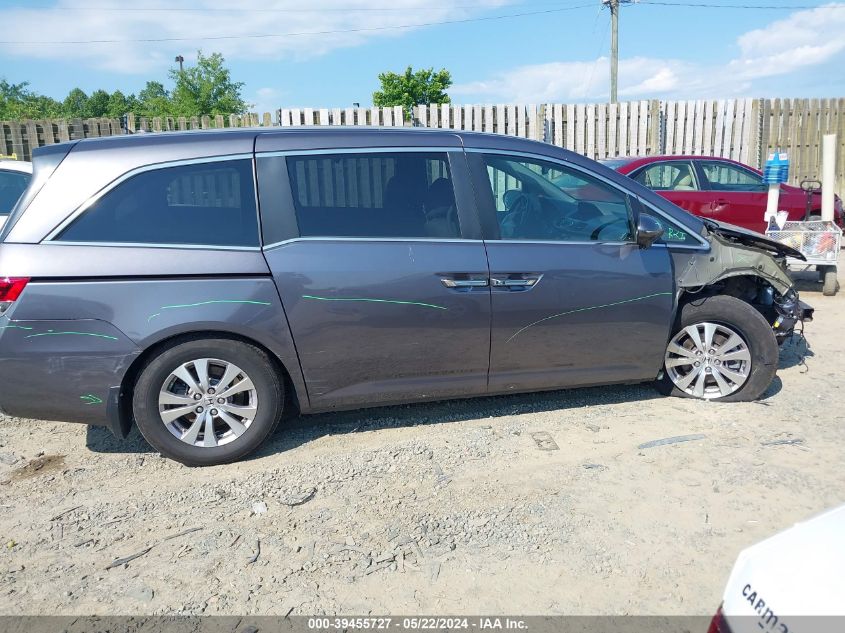 2015 Honda Odyssey Ex-L VIN: 5FNRL5H64FB114341 Lot: 39455727