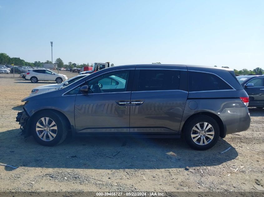 2015 Honda Odyssey Ex-L VIN: 5FNRL5H64FB114341 Lot: 39455727