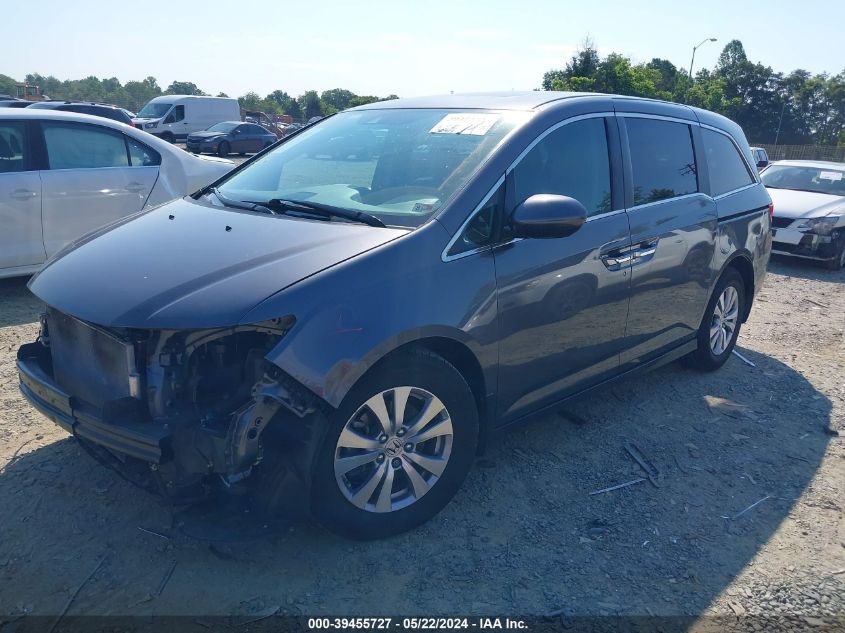 2015 Honda Odyssey Ex-L VIN: 5FNRL5H64FB114341 Lot: 39455727