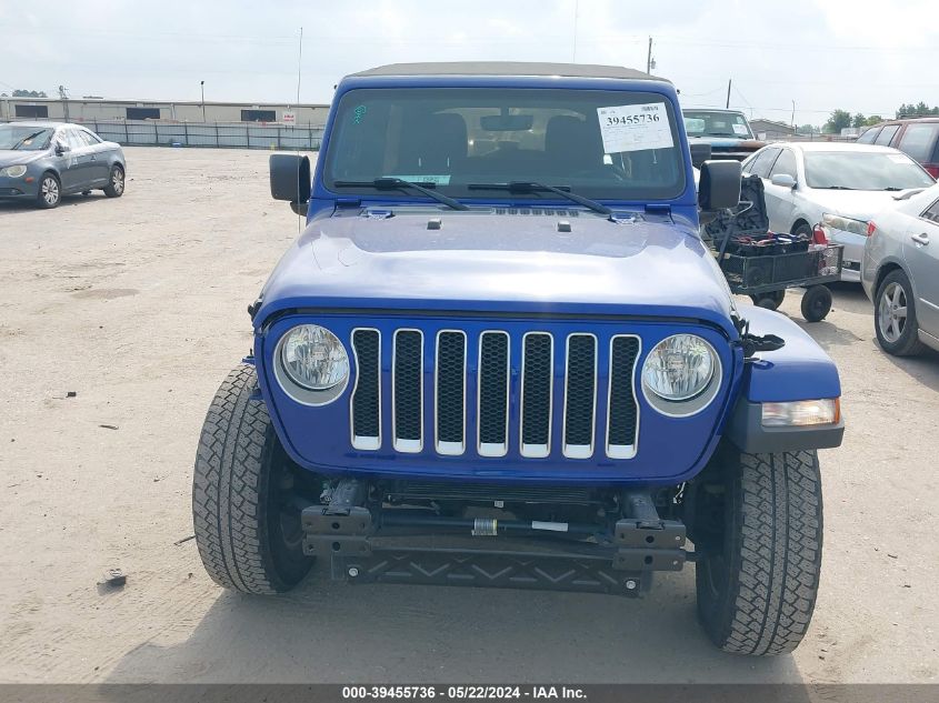 2018 Jeep Wrangler Unlimited Sahara 4X4 VIN: 1C4HJXEN7JW327782 Lot: 39455736