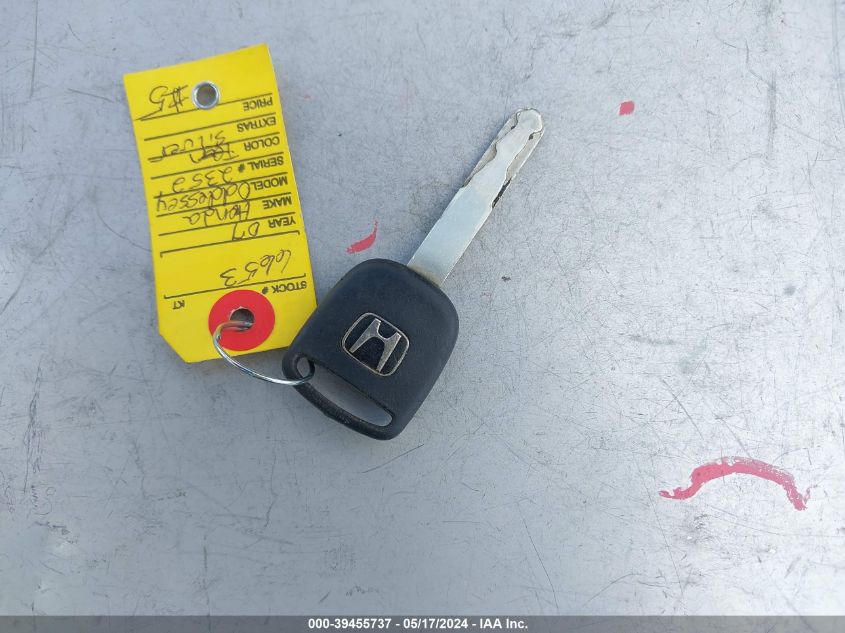 2007 Honda Odyssey Ex-L VIN: 5FNRL38767B102352 Lot: 39455737