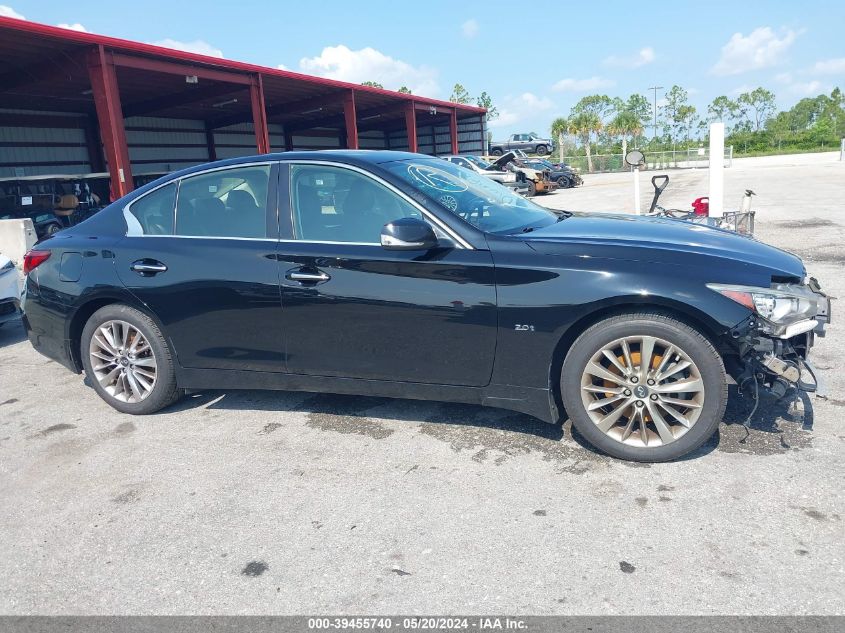 2018 Infiniti Q50 2.0T Luxe VIN: JN1CV7AP8JM240574 Lot: 39455740