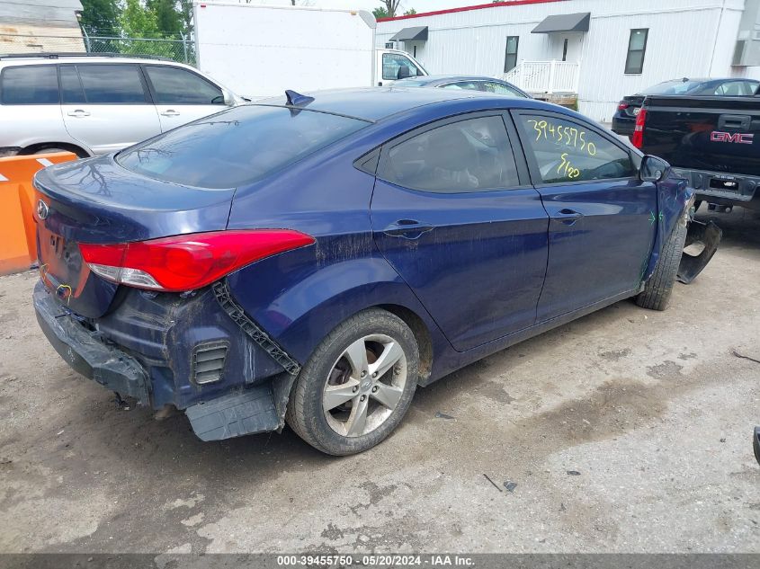 2012 Hyundai Elantra Gls VIN: 5NPDH4AE3CH098279 Lot: 40121178