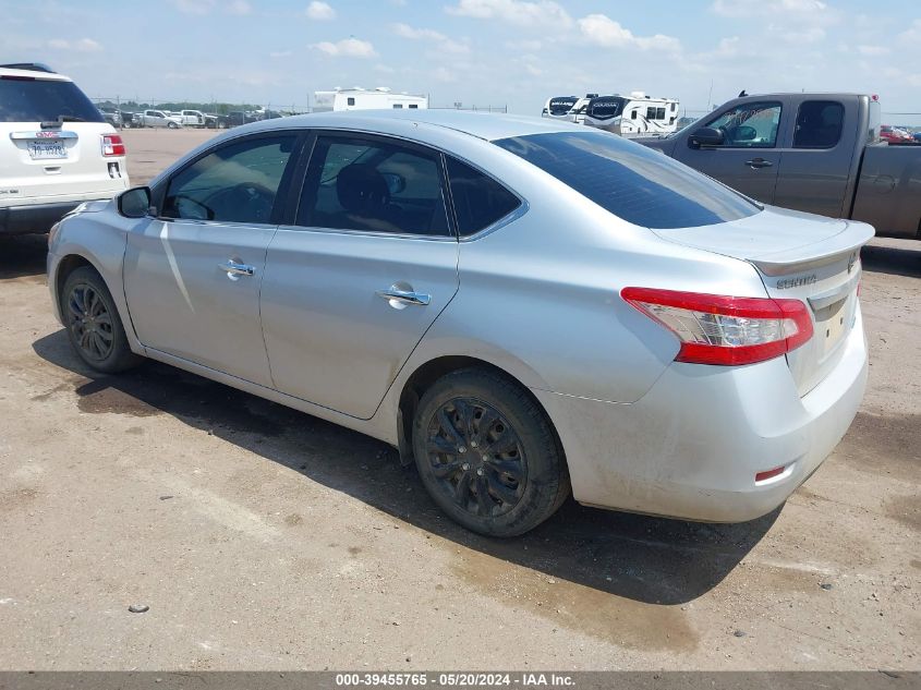 2013 Nissan Sentra Fe+ S VIN: 3N1AB7AP0DL699581 Lot: 39455765