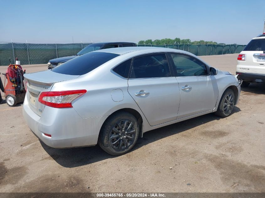 2013 Nissan Sentra Fe+ S VIN: 3N1AB7AP0DL699581 Lot: 39455765