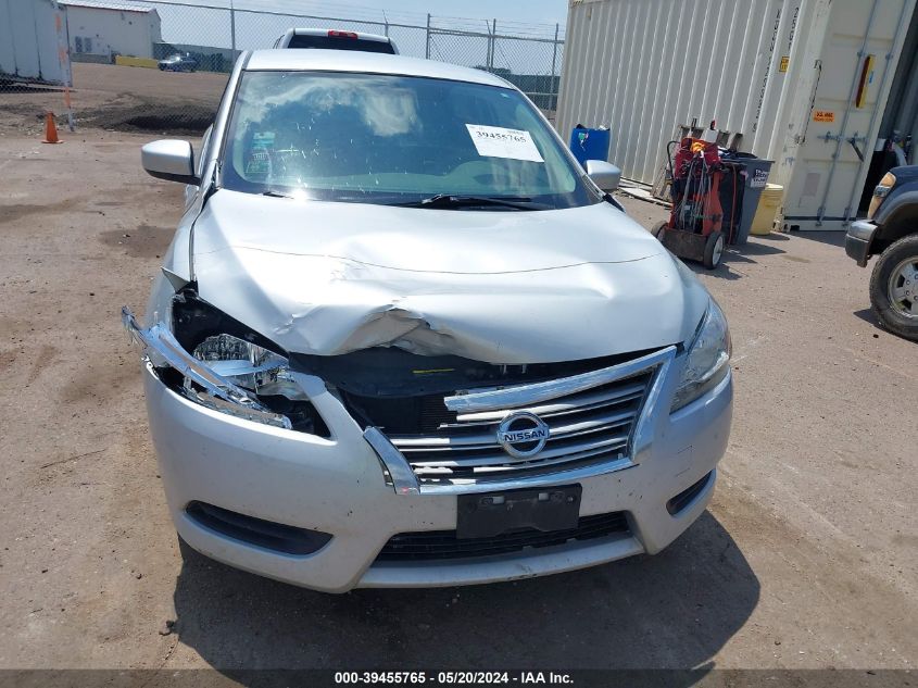 2013 Nissan Sentra Fe+ S VIN: 3N1AB7AP0DL699581 Lot: 39455765