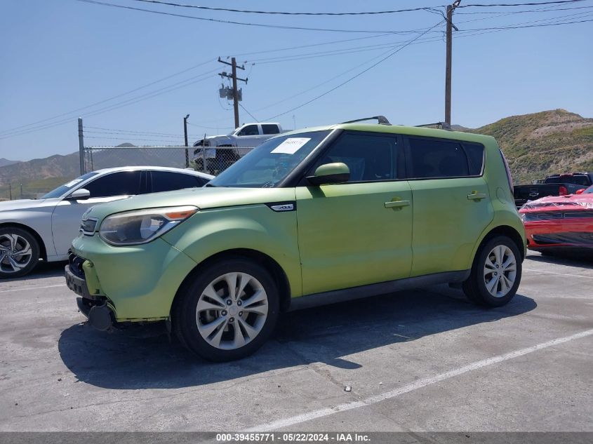 2015 Kia Soul + VIN: KNDJP3A59F7786957 Lot: 39455771