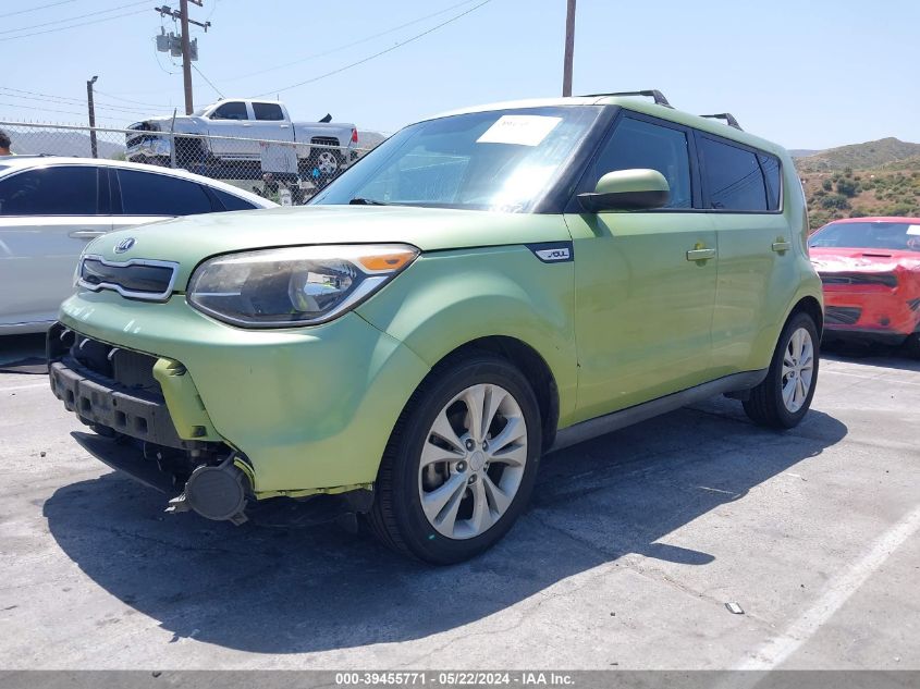 2015 Kia Soul + VIN: KNDJP3A59F7786957 Lot: 39455771