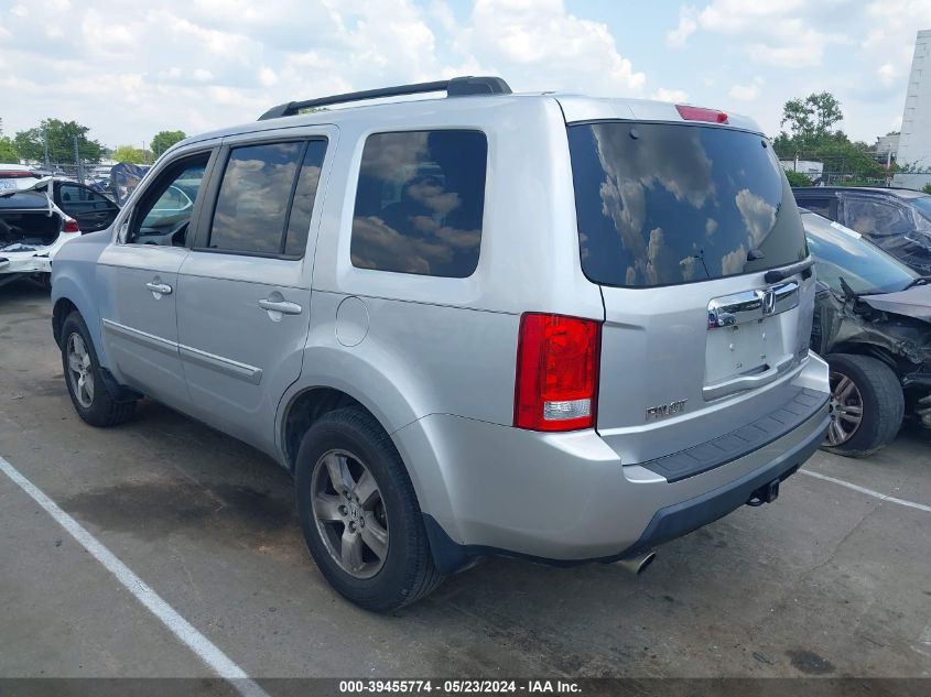 2010 Honda Pilot Ex-L VIN: 5FNYF3H56AB018914 Lot: 39455774