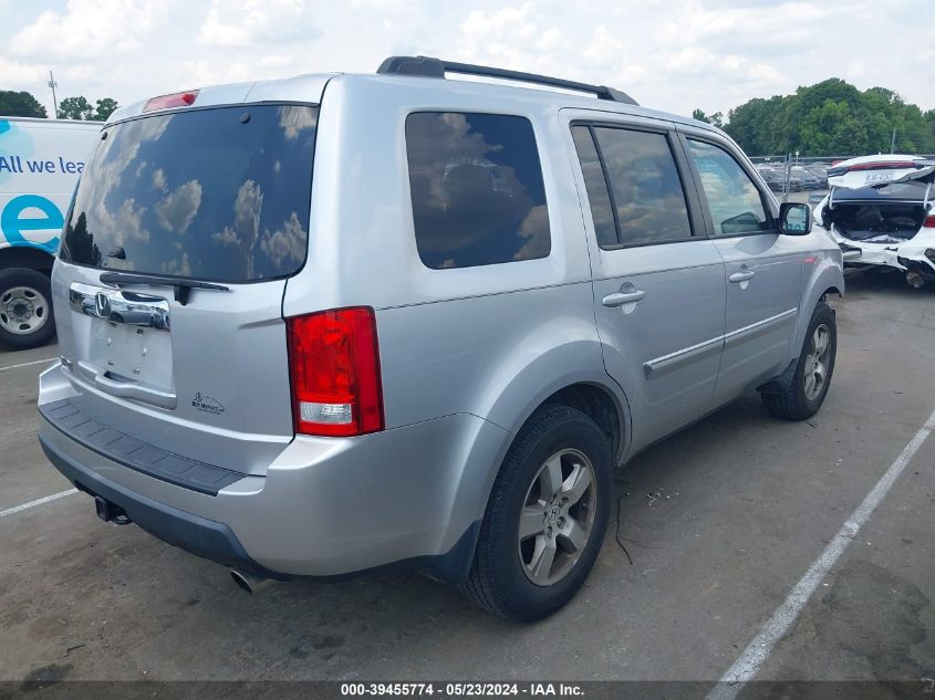 2010 Honda Pilot Ex-L VIN: 5FNYF3H56AB018914 Lot: 39455774