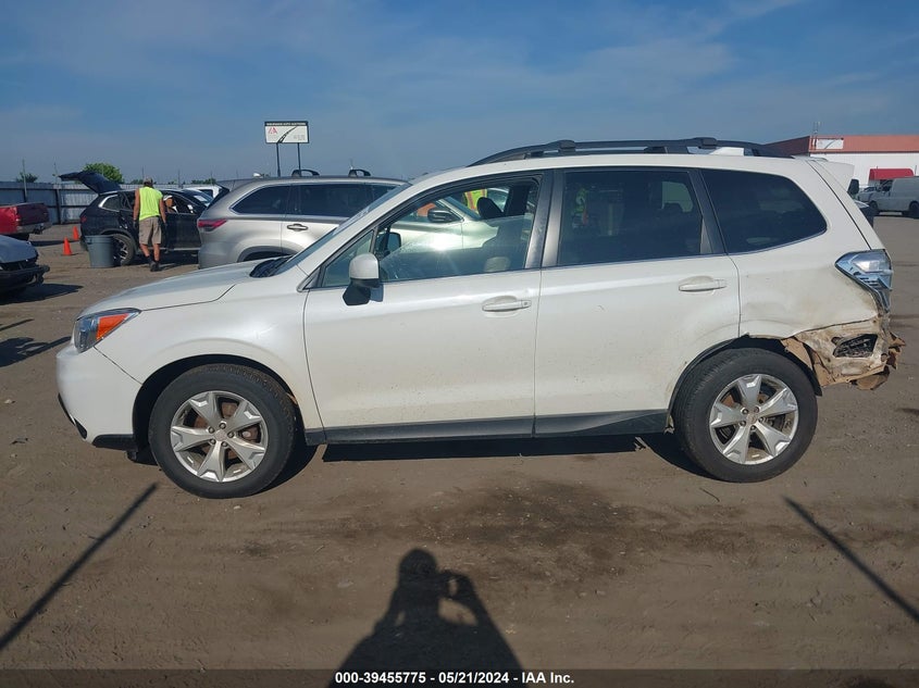 2016 Subaru Forester 2.5I Limited VIN: JF2SJAKC7GH505825 Lot: 39455775