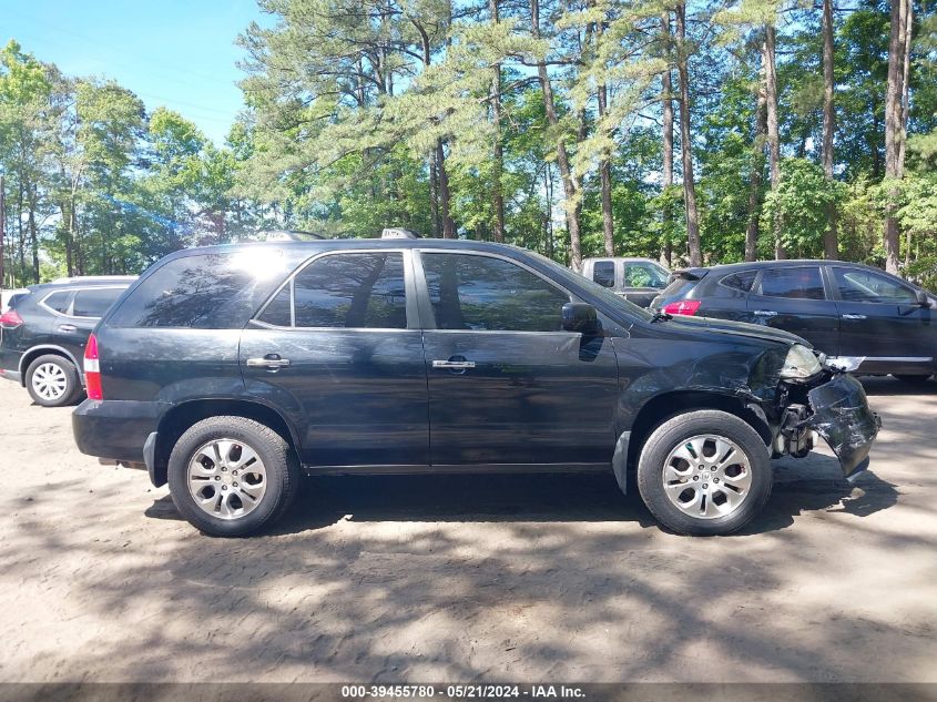 2003 Acura Mdx VIN: 2HNYD18603H525124 Lot: 39455780