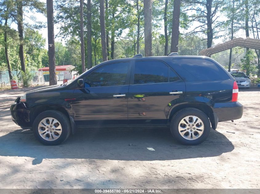 2003 Acura Mdx VIN: 2HNYD18603H525124 Lot: 39455780