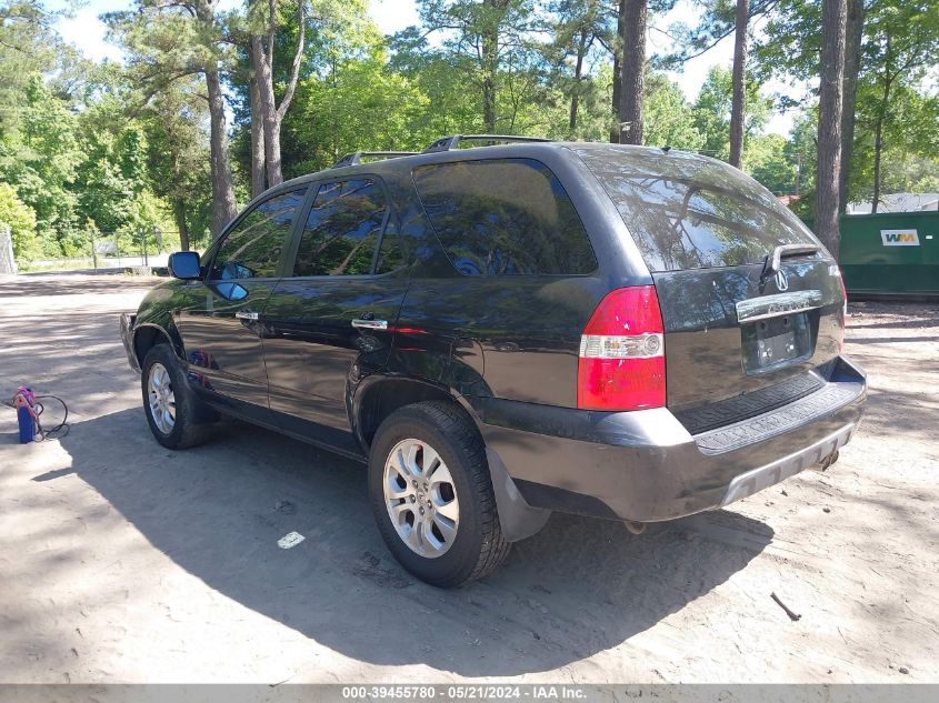 2003 Acura Mdx VIN: 2HNYD18603H525124 Lot: 39455780