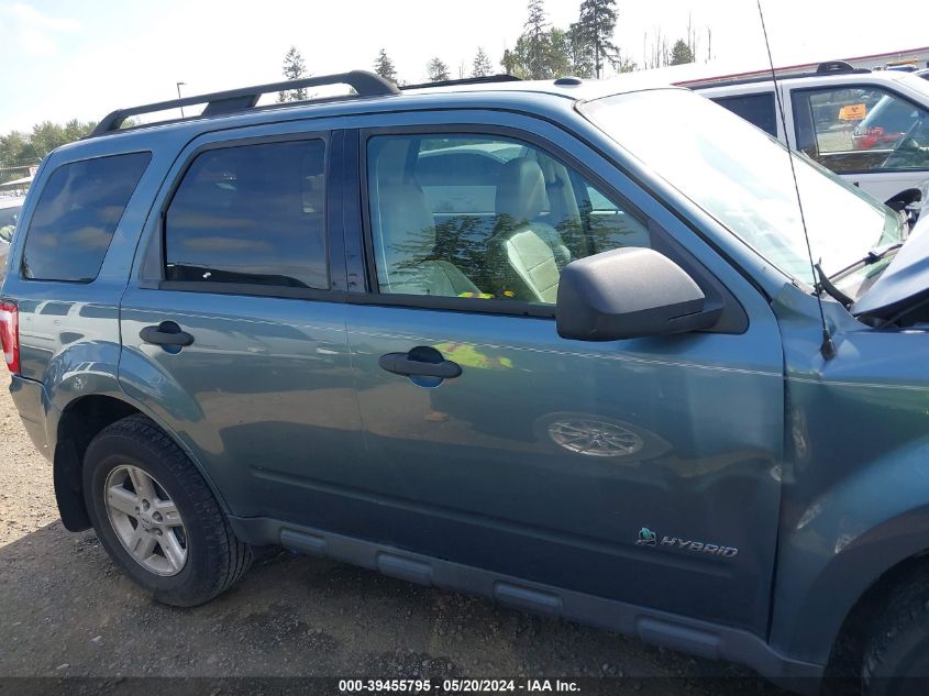 2010 Ford Escape Hybrid Limited VIN: 1FMCU5K33AKD21926 Lot: 39455795