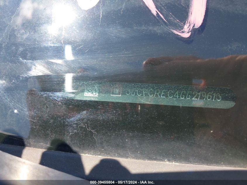 2016 CHEVROLET SILVERADO 1500 1LT - 3GCPCREC4GG219613